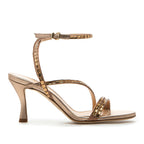 Cammie Satin Sequins Heel Sandal