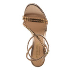 Cammie Satin Sequins Heel Sandal