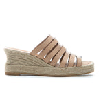 Carmen Leather Espadrille Slide