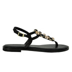 Cassie Stone Flat Thong Sandal