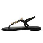 Cassie Stone Flat Thong Sandal