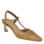 Cline Raffia TStrap Heel