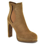 Cora Suede Heel Platform Boot
