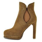 Cora Suede Heel Platform Boot