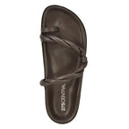 Emmie Leather Footbed Flat Sandal