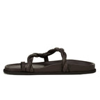 Emmie Leather Footbed Flat Sandal