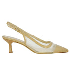Fiamma Patent Mesh Heel Slingback