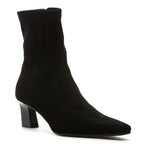 Fiona Stretch Suede Heel Boot