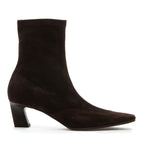 Fiona Stretch Suede Heel Boot