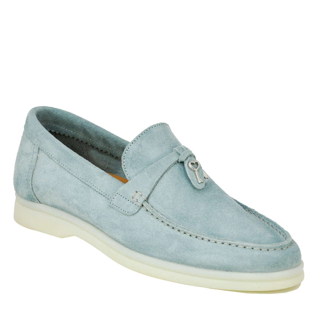 Fischer Suede Ornament Closed Loafer