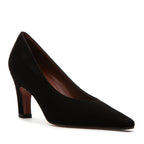 Flora Suede Heel Pump