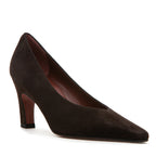 Flora Suede Heel Pump
