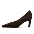Flora Suede Heel Pump