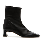 Flower Nappa Leather Heel Boot