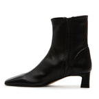Flower Nappa Leather Heel Boot