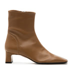 Flower Nappa Leather Heel Boot