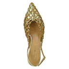 Force Woven Leather Heel Sling