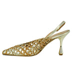 Force Woven Leather Heel Sling