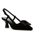 Forest Velvet Ornament Heel