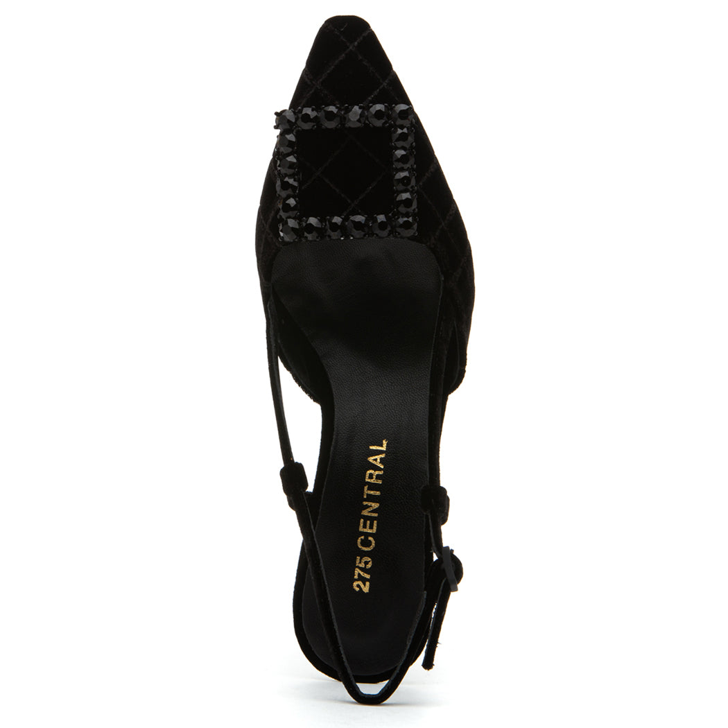 Velvet On Point 5cm Heels In Brown (3 Pairs Left)