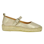Francine Metallic Flat Espadrille