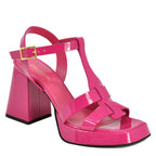 Gianna Patent Leather Platform Sandal