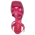 Gianna Patent Leather Platform Sandal
