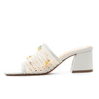 Ivey Mesh Charm Heel Slide