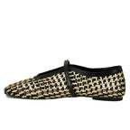 Izabel Woven Strap Ballet Flat