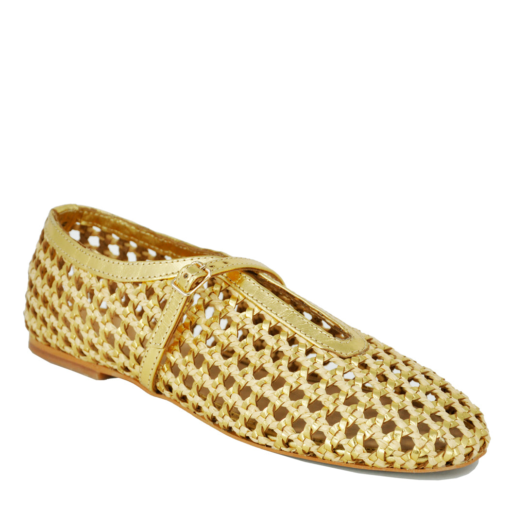 Izabel Woven Strap Ballet Flat Footnotes Izabel Woven Strap Ballet Flat Footnotes