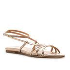Jules Leather Strappy Flat Sandal