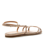 Jules Leather Strappy Flat Sandal