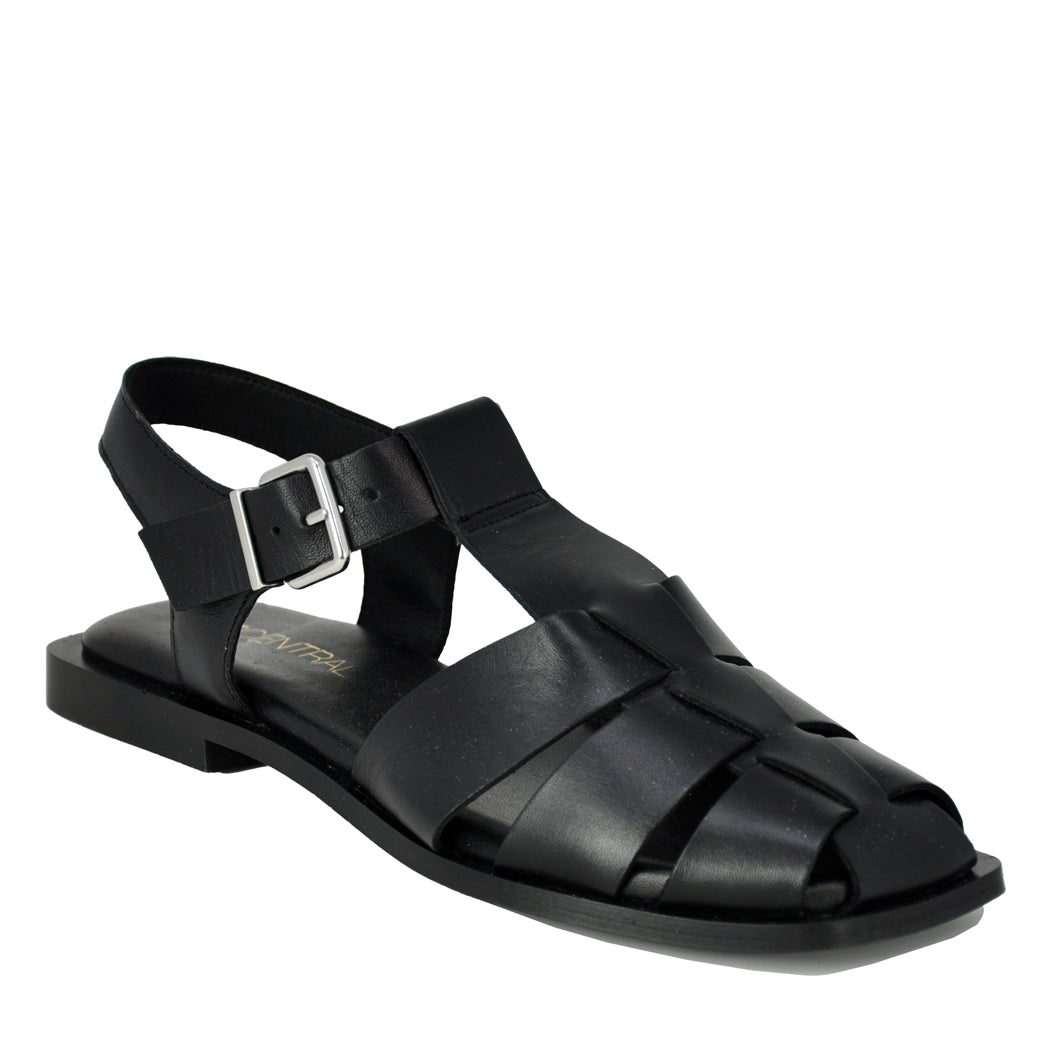 Khaleesi Leather Flat Sandal – Footnotes