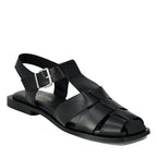 Khaleesi Leather Flat Sandal