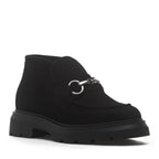 Lady-Fur Suede Fur Lug Bootie