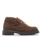 Lady-Fur Suede Fur Lug Bootie