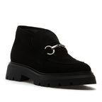 Lady Suede Flat Ornament Bootie
