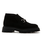 Lady Suede Flat Ornament Bootie