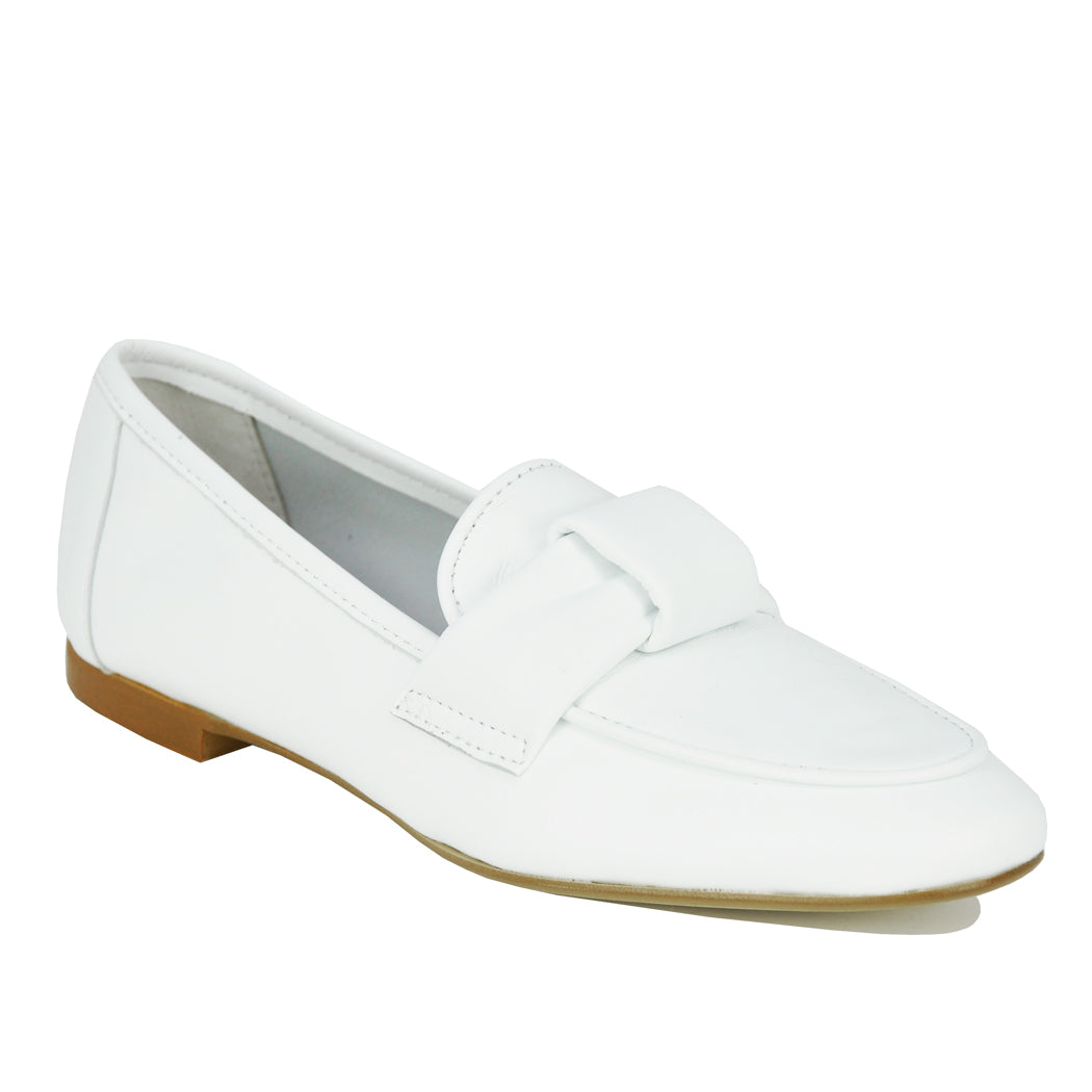 Leonard Leather Knot Flat Loafer – Footnotes display picture 1
