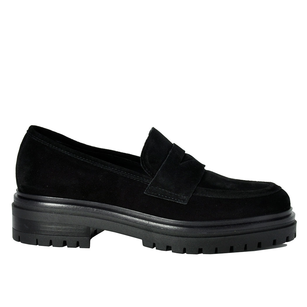 Lindor2 Suede Penny Lug Loafer