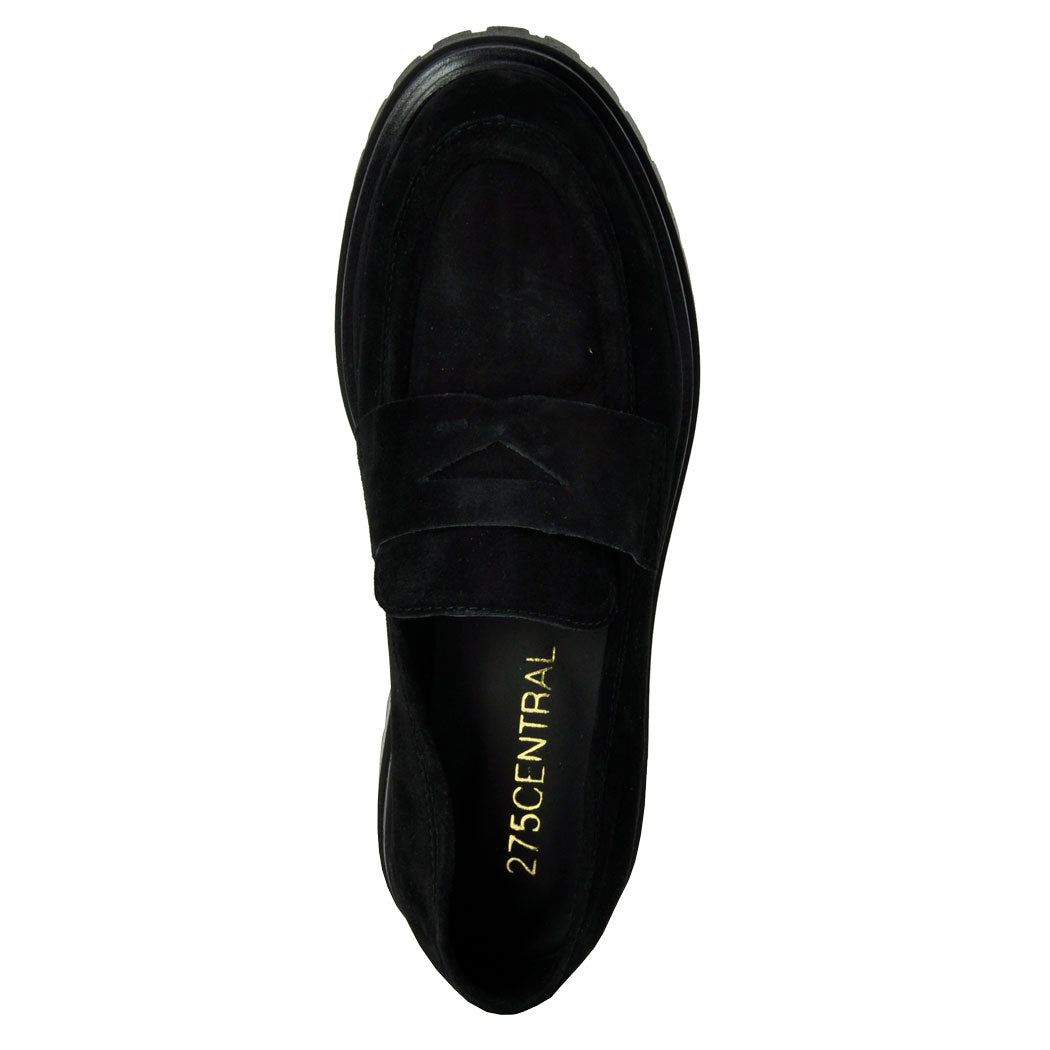 Lindor2 Suede Penny Lug Loafer