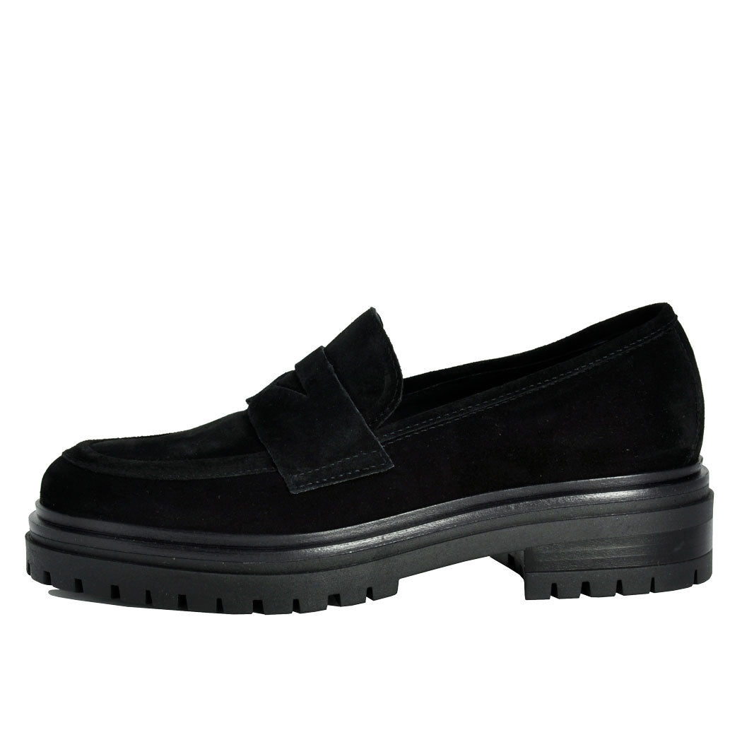 Lindor2 Suede Penny Lug Loafer