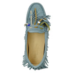 Lowe Suede Fringe Driving Moc