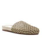 Maddy Woven Flat Espadrille Mule