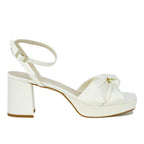 Malik Satin Platform Heel Sandal