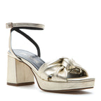 Malik Metallic Platform Heel Sandal