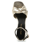 Malik Metallic Platform Heel Sandal