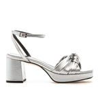 Malik Metallic Platform Heel Sandal