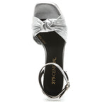 Malik Metallic Platform Heel Sandal