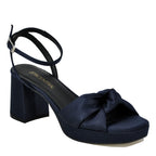 Malik Satin Platform Heel Sandal